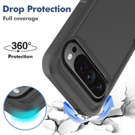 Протиударний чохол Armor 2 in 1 для Google Pixel 9 Pro XL - чорний