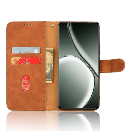Чохол-книжка Retro Skin Feel Business Magnetic на Realme GT Neo6 SE - коричневий