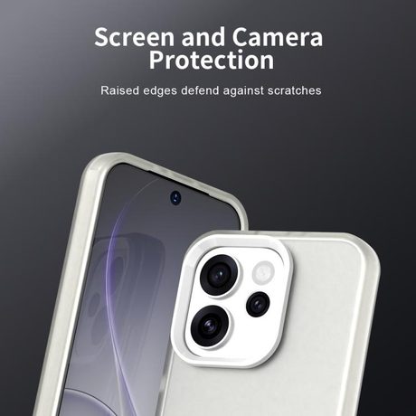 Ударостійкий чохол Candy Series на OPPO Reno15 Pro 5G Global — білий