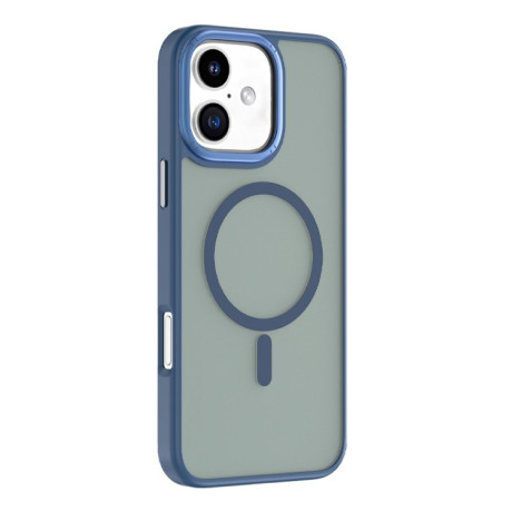 Чохол Mutural Skin Feel Series Frosted MagSafe Magnetic для iPhone 16 - синій