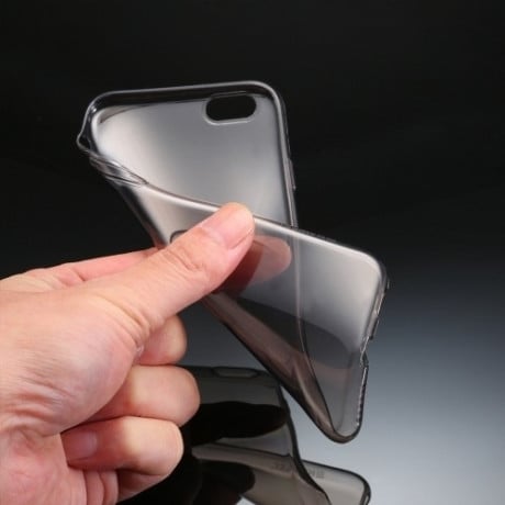 Ультратонкий Прозрачный TPU Чехол Haweel 0.3 мм Zero Series Black для iPhone 6 Plus, 6s Plus