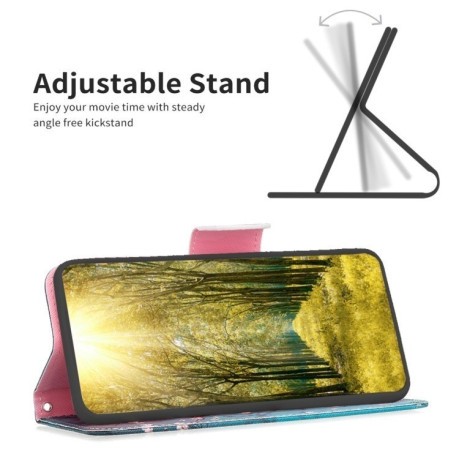 Чехол-книжка Colored Drawing Pattern для Infinix GT 20 Pro 5G - Blossom