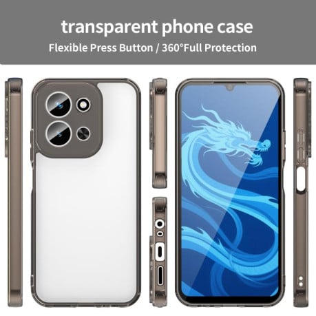 Чохол Airbag Shockproof гібрид на Xiaomi Redmi 15C 5G/4G EU 173mm/Poco C85 5G - чорний