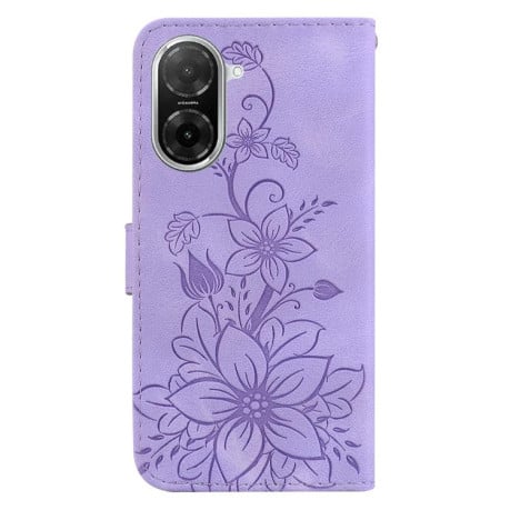 Чехол-книжка Lily Embossed Leather для Xiaomi Redmi A5 4G 173.3mm - фиолетовый
