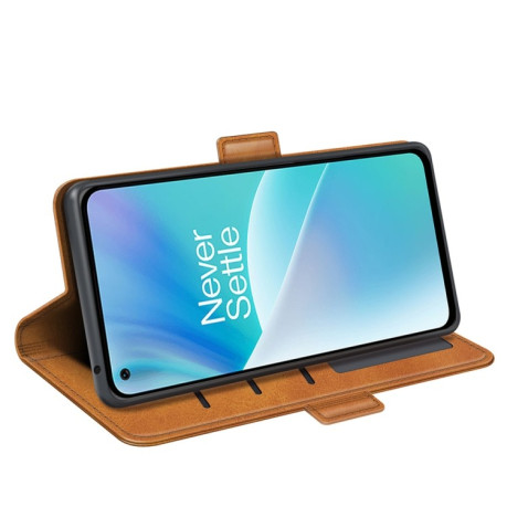 Чехол-книжка Dual-side Magnetic на OnePlus Nord 2T 5G - желтый
