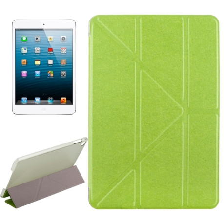 Чехол-книжка Transformers Silk Texture для iPad mini 4 - зеленый