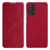 Кожаный чехол-книжка Nillkin Qin Series для Samsung Galaxy A32 4G- красный