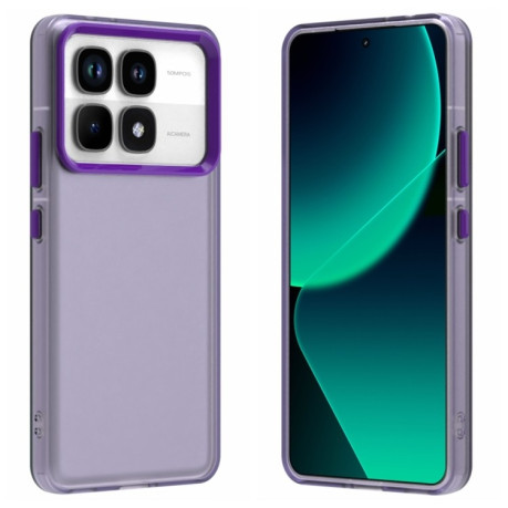 Противоударный чехол Candy Series для Xiaomi 14T Pro - фиолетовый