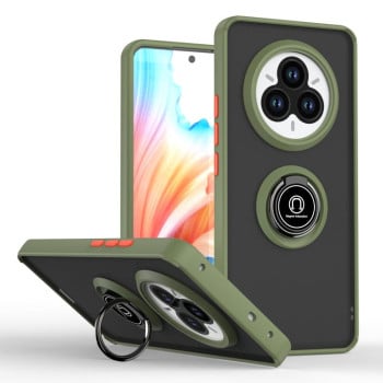 Противоударный чехол Q Shadow 1 Series для Realme 14 Pro+ - зеленый