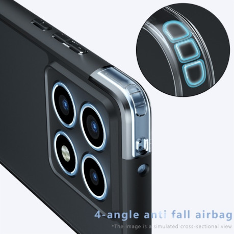 Противоударный чехол Armor Precise Hole PC Hybrid TPU для Xiaomi 14T Pro - черный