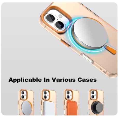 Чехол IMAK Candy Series с MagSafe на iPhone 17 - оранжевый