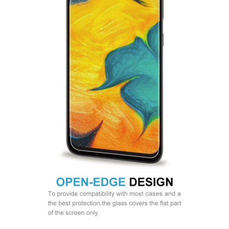 Защитное стекло на экран 0.26mm 9H 2.5D  на Samsung Galaxy A30-прозрачное