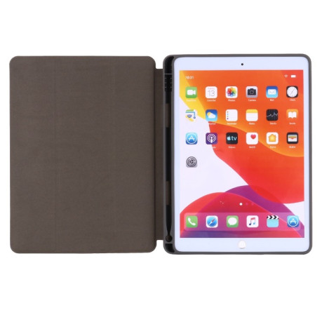 Чехол-книжка GEBEI Cloth Texture Horizontal Flip на iPad 9/8/7 10.2 (2019/2020/2021) - серый