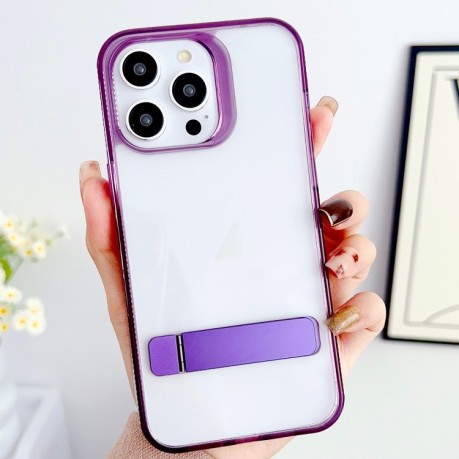 Чехол Linear Shape Holder для iPhone 15 Pro Max - фиолетовый