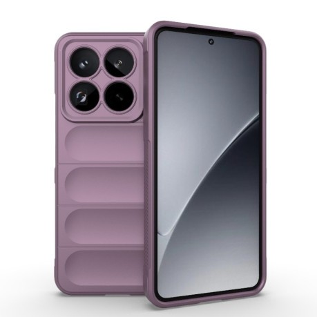 Силіконовий чохол Magic Flannel для Xiaomi 15 Pro - фіолетовий