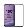 Захисне скло PINWUYO 9H 3D Full Screen на Xiaomi Redmi 15C 5G 173.1mm - чорне