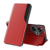 Чехол-книжка Clear View Standing Cover на Xiaomi Poco F6 - красный