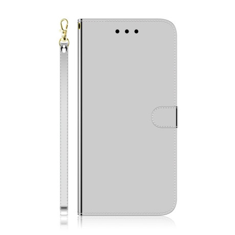 Чехол-книжка Lmitated Mirror для Xiaomi Redmi A1+/A2+ - серебристый