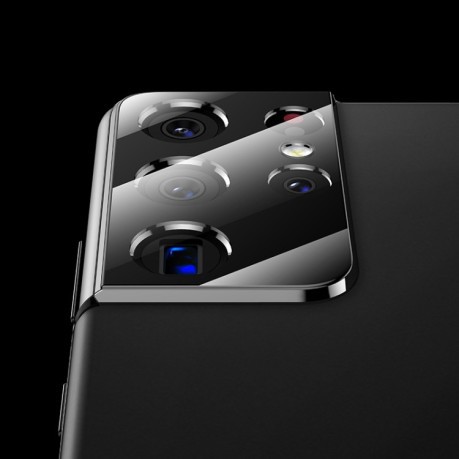 Комплект защитных стекол для камеры Benks на Samsung Galaxy S21 Ultra - черный