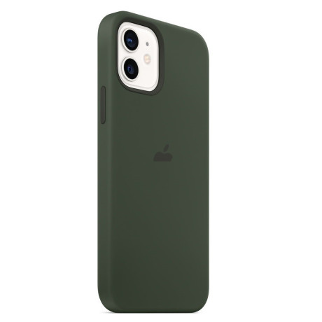 Силиконовый чехол Silicone Case Cyprus Green на iPhone 12 mini (без MagSafe) - премиальное качество