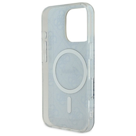Оригінальний чохол Guess IML 4G MagSafe для iPhone 16 Pro Max - Blue
