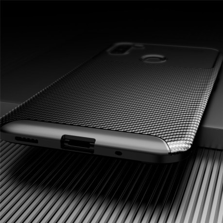 Протиударний чохол Carbon Fiber Texture Samsung Galaxy A11/M11 - чорний