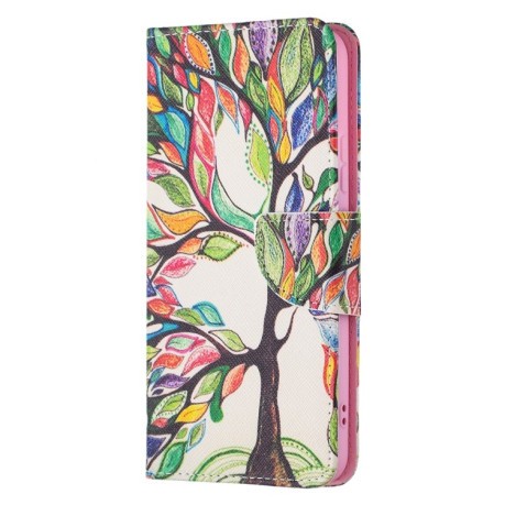 Чохол-книжка Colored Drawing Pattern Samsung Galaxy S22 Plus 5G - Tree Life