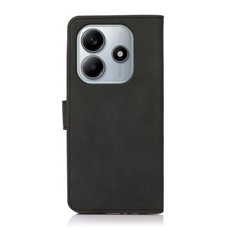 Чехол-книжка KHAZNEH Matte Texture для Xiaomi Redmi Note 14 4G 164.84mm - черный