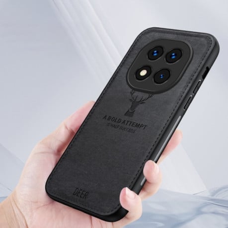 Ультратонкий чохол Deer Head Cloth Skin для Xiaomi Redmi Note 14 Pro 5G/Poco X7 - білий