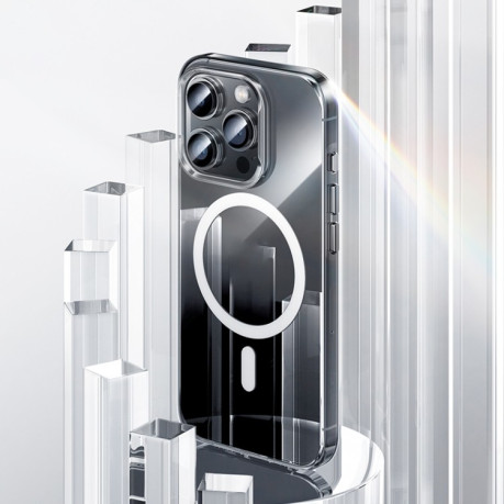 Противоударный чехол Benks Magsafe Magnetic для iPhone 15 Pro Max - прозрачный