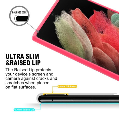 Противоударный чехол MERCURY GOOSPERY PEARL JELLY для Samsung Galaxy S22 Ultra 5G - пурпурно-красный
