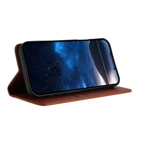 Чохол-книжка Strong Magnetic Frosted на Motorola Edge 60 - коричневий