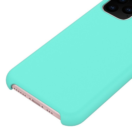 Силиконовый чехол Solid Color Liquid на iPhone 11 Pro- темно-синий