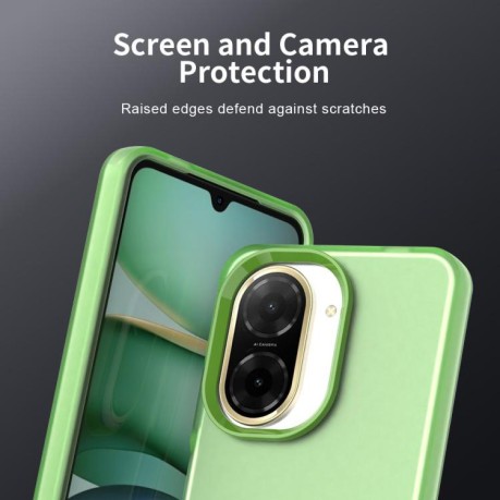 Противоударный чехол Candy Series для Xiaomi Redmi A5 4G 171.7mm / Xiaomi Poco C71 - зеленый