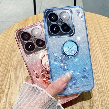 Протиударний чохол Gradient Acrylic для Xiaomi Redmi 14C 4G/Poco C75/Redmi A4 5G - синій