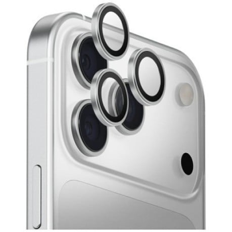 Защитное стекло на камеру Uniq Optix Aluminum Camera Lens Protector на iPhone 17 Pro / iPhone 17 Pro Max - Silver