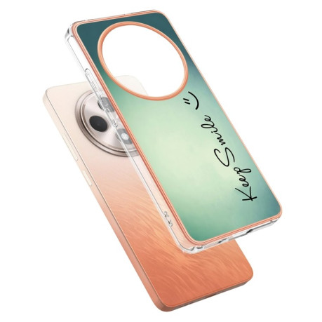 Противоударный чехол Electroplating IMD для OPPO Reno12 F/12 FS 5G - Smile