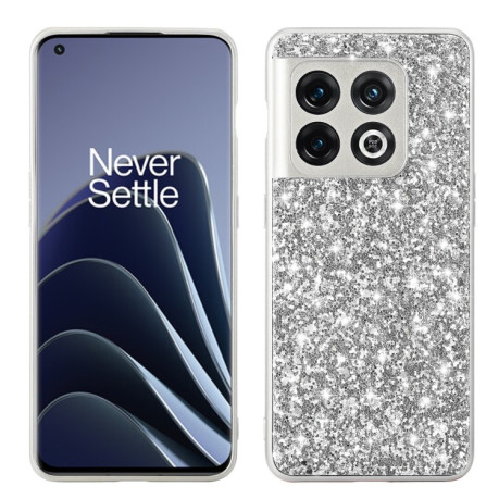Ударозащитный чехол Glittery Powder на OnePlus 11 - серебристый