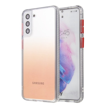 Протиударний чохол Gradient Acrylic для Samsung Galaxy S22 5G - помаранчевий