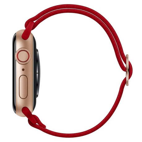 Ремінець Polyester Nylon для Apple Watch Ultra 49mm /45mm/44mm/42mm - винно-червоний