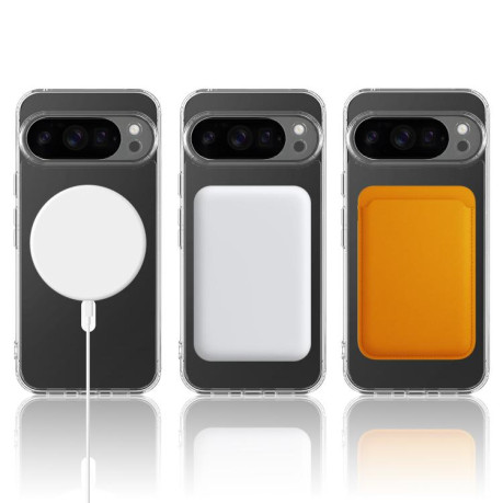 Чохол Clear Case MagSafe Simple Magnetis для Google Pixel 10 Pro XL - прозорий