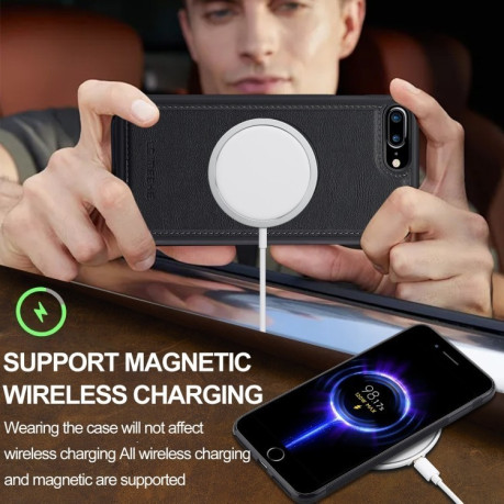 Чехол-книжка LC.IMEEKE L3 Series Detachable RFID Card Bag Magsafe для iPhone 16e - черный