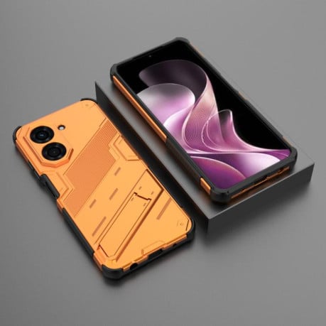 Противоударный чехол Punk Armor для Xiaomi Redmi A5 4G 171.1mm / Poco C71 5G - оранжевый