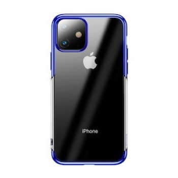 Силиконовый чехол Baseus Shining case на iPhone 11- синий