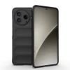 Силіконовий чохол Magic Flannel для Redmi K80 5G / Xiaomi Poco F7 Pro — чорний