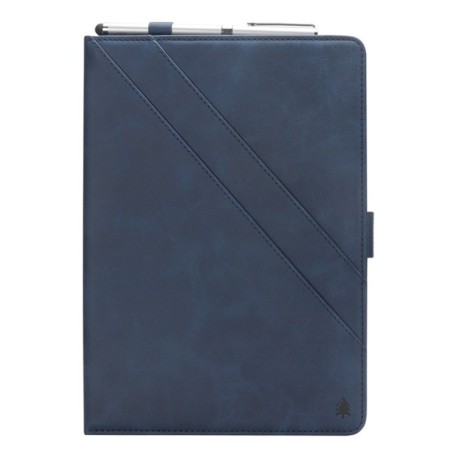 Шкіряний чохол книжка Double Holder на iPad Air 13(2024)/Pro 12.9 (2018) синій