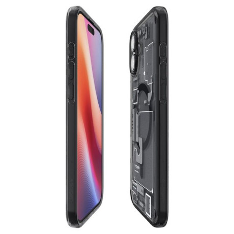 Оригинальный чехол Spigen Ultra Hybrid MagSafe Zero One для iPhone 16 - Dark Gray