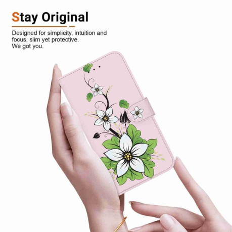 Чехол-книжка Crystal Texture Colored Drawing Series на OPPO A38 4G / A18 - Lily
