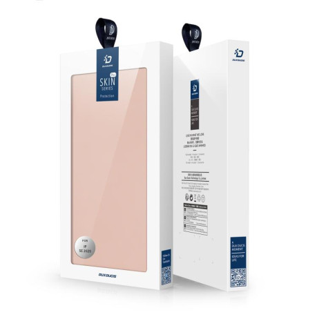 Чохол-книжка DUX DUCIS Skin Pro Series для iPhone 16e - рожеве золото
