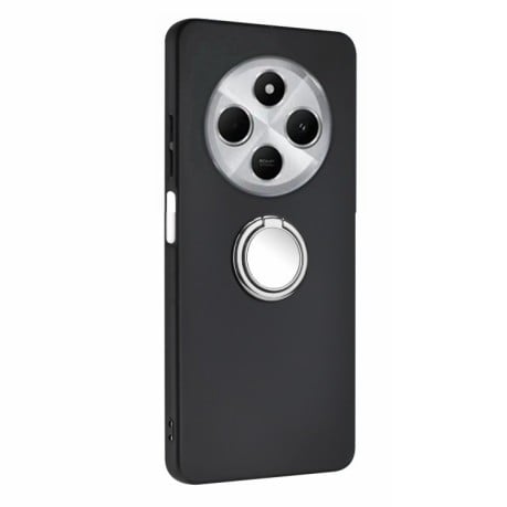 Чохол протиударний Matte with Ring Holder для Xiaomi Redmi 14C 4G/Poco C75/Redmi A4 5G - сріблястий